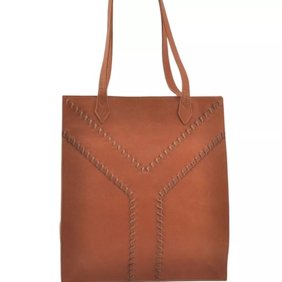 Louis Vuitton Handbags - Authentic YVES SAINT LAURENT Vintage Shoulder Tote Bag Leather Brown